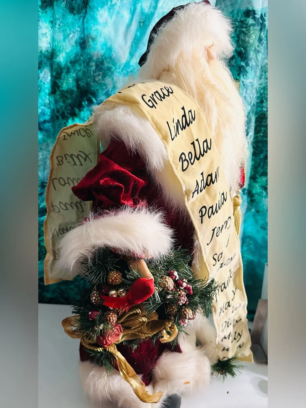 Kirkland Signature Santa with Nice List Holiday Figure 31